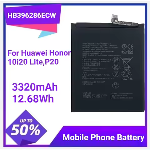 HB396286ECW Battery For Huawei Honor10i20 Lite,P20/Honor10 Lite-2/P Smart 2020 POT-LX3 POT-LX1T POT-