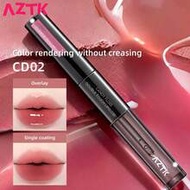 2-In-1 Matte Lipstick & Lip Gloss, Long-Lasting, Non-Stick, Hydrating, CD02