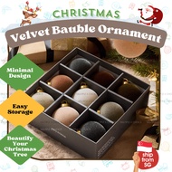 Christmas Velvet Bauble Ornament