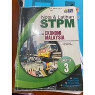 PRELOVED STPM EKONOMI SEM 3