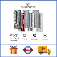 FL·ESPORTS MK870 Mechanical Keyboard Kit Wireless Bluetooth 87-Key Full-Key Hot-Plug Customized Keyb
