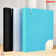 SIRENU8Y0C A4 File Folders, Waterproof D-Shaped Binder Display Book,  4 Hole PP Loose-leaf Folder Sc