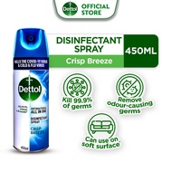 Dettol Crisp Breeze Disinfectant Spray 450ML