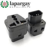 LAPARGAY Plug Adapter 10A Universal UPS Plug C14 Male C13 Female 250V Conversion Plug