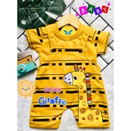 Baby Jumpsuit Newborn Baby Jumper Baby Jumpsuit Baby Clothes 0-8 months ZOO CHARACTER motif.