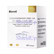 [3 box free 1]Biowell小金星95%高纯度Omega-3记忆60粒/盒高含量DHA鱼油Biowell Venus 95%-Healthy enterprise klubna slim