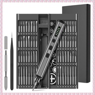 (QBEP) Mini Electric Screwdriver 68 in 1 Precision Electric Screwdriver Electric Precision Screwdriv