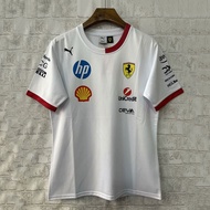 2025 Scuderia Ferrari F1 Team White Shirt Jersey
