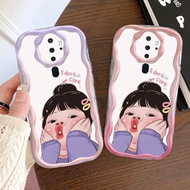 Casing for Oppo A9 2020 A5 2020 A11 A11X A92 A52 A72 A93 F17 Pro Reno4 F Reno 4 Lite A76 A36 A96 A92S Reno4 Z Cute And Unique Fat Girl Camera Protection Silicone Soft Case hp Phone Case Girls