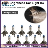 【Local Shipment】10Pcs H4 Car Halogen Bulb 12V 100W Super Bright Car Light 6000K Auto Halogen Light B