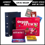 Organ Attack Board Game Awkward Yeti Edition Card Game for Kids Family Friends Fun Game