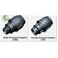 Poly Pipe Adaptor 50mm MTA and FTA