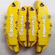4PCS Universal Car 3D Yellow Color Racing Disc Brake Caliper Covers M+S（Medium + Small） Kit A2OX