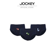 JOCKEY UNDERWEAR กางเกงในชาย JOCKEY KIDS รุ่น KU K2B001 BRIEFS Pack 3 ชิ้น