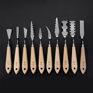 Rex TT High-Quality 7-Piece Set of Art Knife Palette Knives for Painting Mixing and Drawing Stainles