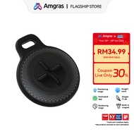 Amgras KVHB_Mini Smart GPS Tracker Anti Lost Reminder Device MFI Rated Locator Car Key Pet Kids Find