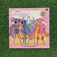 Barbie and the Three Musketeer The Movie Storybook - Preloved Buku Cerita Anak