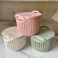 [95GR] TOPAS BASKET WITH/ LID MULTIPURPOSE BASKET WITH LID