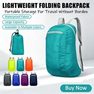 20L Lightweight Bag Pack Foldable Backpack Waterproof Hiking Travel Sports Backpack Portable Bag（WLJ