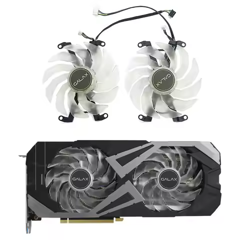 New DIY replacement fan white LED GFY10015H12SPA 102MM for GALAX GeForce RTX3060ti 3070 3070ti EX bl
