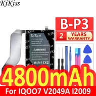 B-P3 4800mAh Phone Battery for Vivo IQOO 7 , IQOO7 Legend V2049A I2009 Replacement Batteries + Track