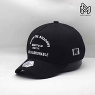 TOPI BASEBALL VISOR PENDEK FULL BLACK