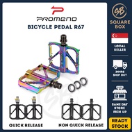 🛠️ 𝐅𝐑𝐄𝐄 𝐈𝐍𝐒𝐓𝐀𝐋𝐋𝐀𝐓𝐈𝐎𝐍 🛠️ PROMEND Bicycle Pedals 3 Bearing Quick Release Road Folding Bike Pedal Pedals