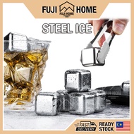 🏠READY STOCK🏠Reusable Stainless Steel Ice Cube Tray Ice Cubes Maker 304 Food Grade Ice Maker Ice Cub