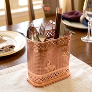 Rose Gold Hanging Cutlery Holder / Cutlery Holder