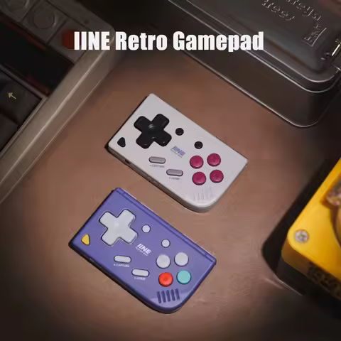 IINE Retro Game Controller Wireless Bluetooth Motion Gyroscope Multi-functional Portable Mini Gamepa