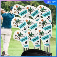 [dolity] 9 Pieces Golf Iron Covers Club Headcovers Wrap Wear Resistant Golf Club Covers