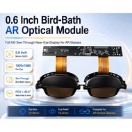 MV5J TDO SeeYA 0.6 Inch Micro OLED Bird Bath AR Optical Engine 1920x1080 See Through Near Eye Displa