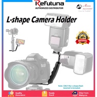 Refutuna L Shape bracket L-Bracket Camera Holder Stabilizer for camera, flash bracket for gimbal sta
