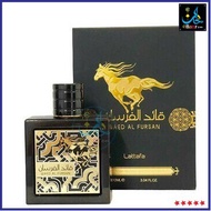 Qaed Al Fursan perfume original from lattafa 90 ml EDP  Original Lattafa 3D Sticker  (Hassan mart)