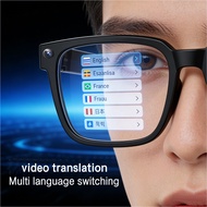 Smart AI Translation Glasses 8MP HD Camera Video Recording Bluetooth Music Fashion Eyewear For Daily