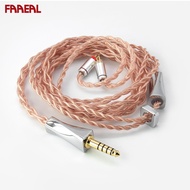 FAAEAL Hibiscus Pro Earphone Cable 4 Strands Litz 5N OFC Headset Upgrade Cable HiFi Sound 0.78mm Aud