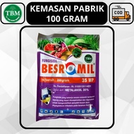 Fungisida BESROMIL 35 WP Bahan Aktif Metalaksil 35% 100 Gram Original