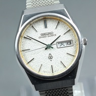 SEIKO Grand Quartz 4843-8050 Day/Date Snowflake Dial 34mm Men's Watch 1976