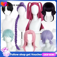 Rumi Zoey Mira Jinu Abby Mystery Romance Wig K-Pop Demon Hunters Saja Boys Halloween Cosplay Costume