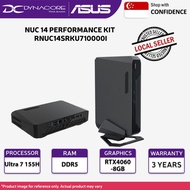 ASUS NUC 14 PERFORMANCE KIT RNUC14SRKU710000I Barebone Kit (Ultra 7 155H 16C/RTX4060-8GB/ DDR5 RAM/ 