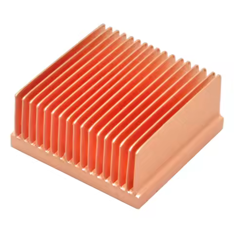 25x25x11mm Pure Copper Heatsink mini Heat Sink Radiator for Raspberry pi Chip MOS IC 3D printer Elec