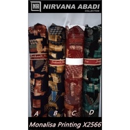 Monalisa Printing Gamis Fabric X2566 Premium Quality