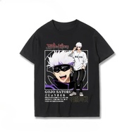 Jujutsu Kaisen Hip Hop Music Anime Oversize Gojo Satoru ‌ Men's and Women's Short Sleeve Casual Unis