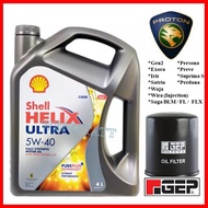 [Super] Shell Super 5w40 4L Fully Synthetic Engine Oil Minyak Hitam Enjin Kereta car Proton x70, Volvo, Benz, Toyota Car