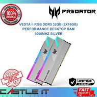 Predator VESTA II RGB DDR5 64GB / 32GB (2x16GB) 6800MHZ 6600MHZ 6000MHZ acer Performance Desktop RAM