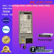 (USED) DELL 750W PowerEdge R630, R640, R730, R740, R750, R760 PSU, DP/N: 0F9F51, 450-AEES, 953MX, E7