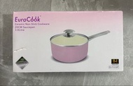 EuroCook 陶瓷不黏平底鍋 (20 cm 粉紅色）
