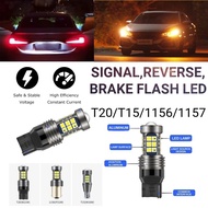 SIGNAL/REVERSE/BRAKE FLASH LED [1PC] 27LED Car LED  Light Bulb Flash T15/W16W T20/7440 1156/P21W/115