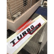 TURBO 4 matic lettering, Turbo4 matic stamp