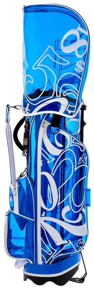 Frank Miura Golf FMG-SK-CB-LB Caddy Bag, Skeleton Model, 2022, Light Blue